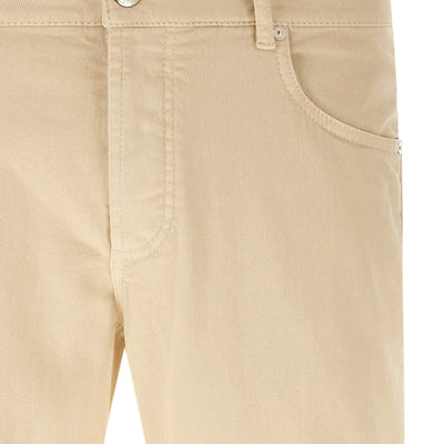 Brunello Cucinelli Logo Embroidery Jeans