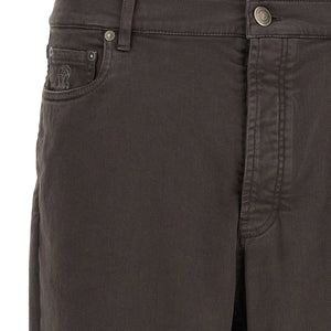 Brunello Cucinelli Garment-dyed Denim Jeans
