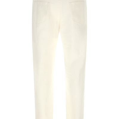 Brunello Cucinelli Logo Embroidery Jeans
