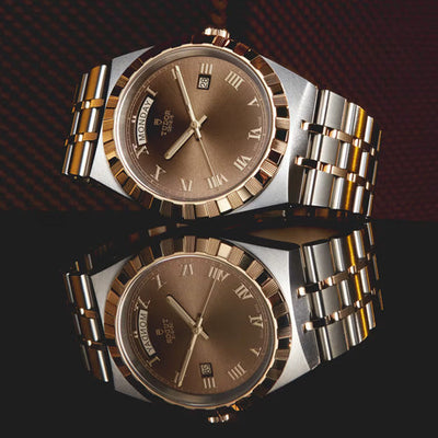 Tudor Tudor Royal Chocolate Brown Dial Men 41mm M28603-0007