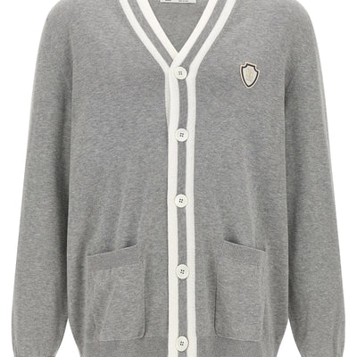 Brunello Cucinelli Heraldic Logo Cardigan
