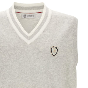 Brunello Cucinelli Heraldic Logo Vest