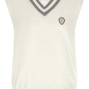 Brunello Cucinelli Logo Patch Vest