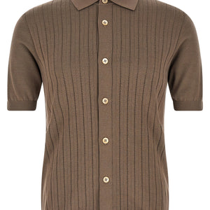 Brunello Cucinelli Operated Ribbed Shirt