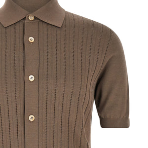 Brunello Cucinelli Operated Ribbed Shirt