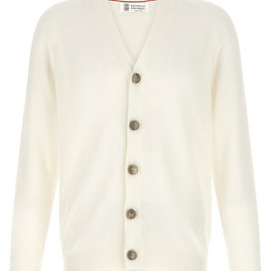 Brunello Cucinelli English Ribbed Cardigan