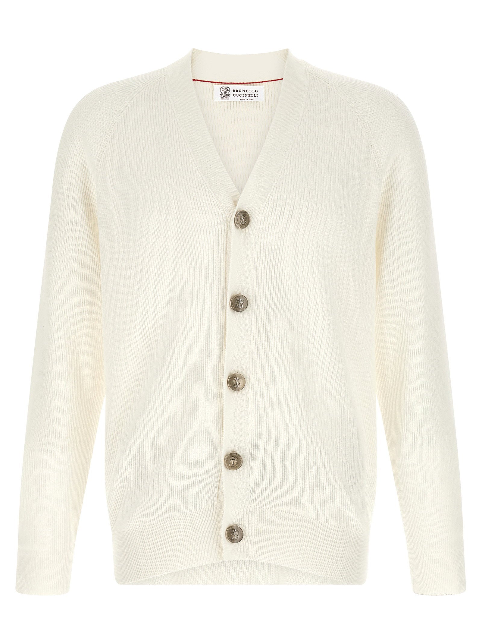 Brunello Cucinelli English Ribbed Cardigan