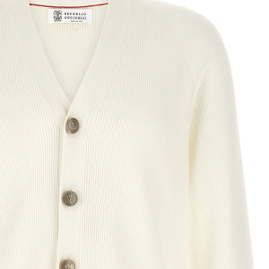 Brunello Cucinelli English Ribbed Cardigan