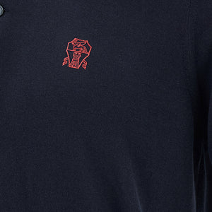 Brunello Cucinelli Logo Embroidery Polo Shirt