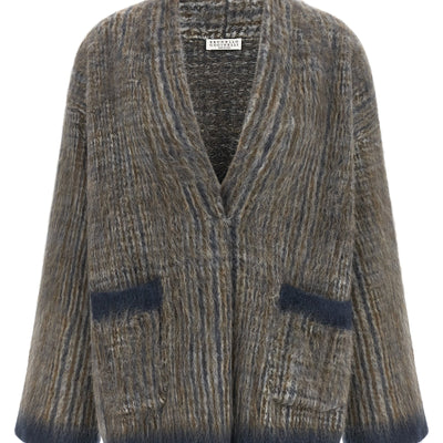 Brunello Cucinelli Cardigan With Scarf