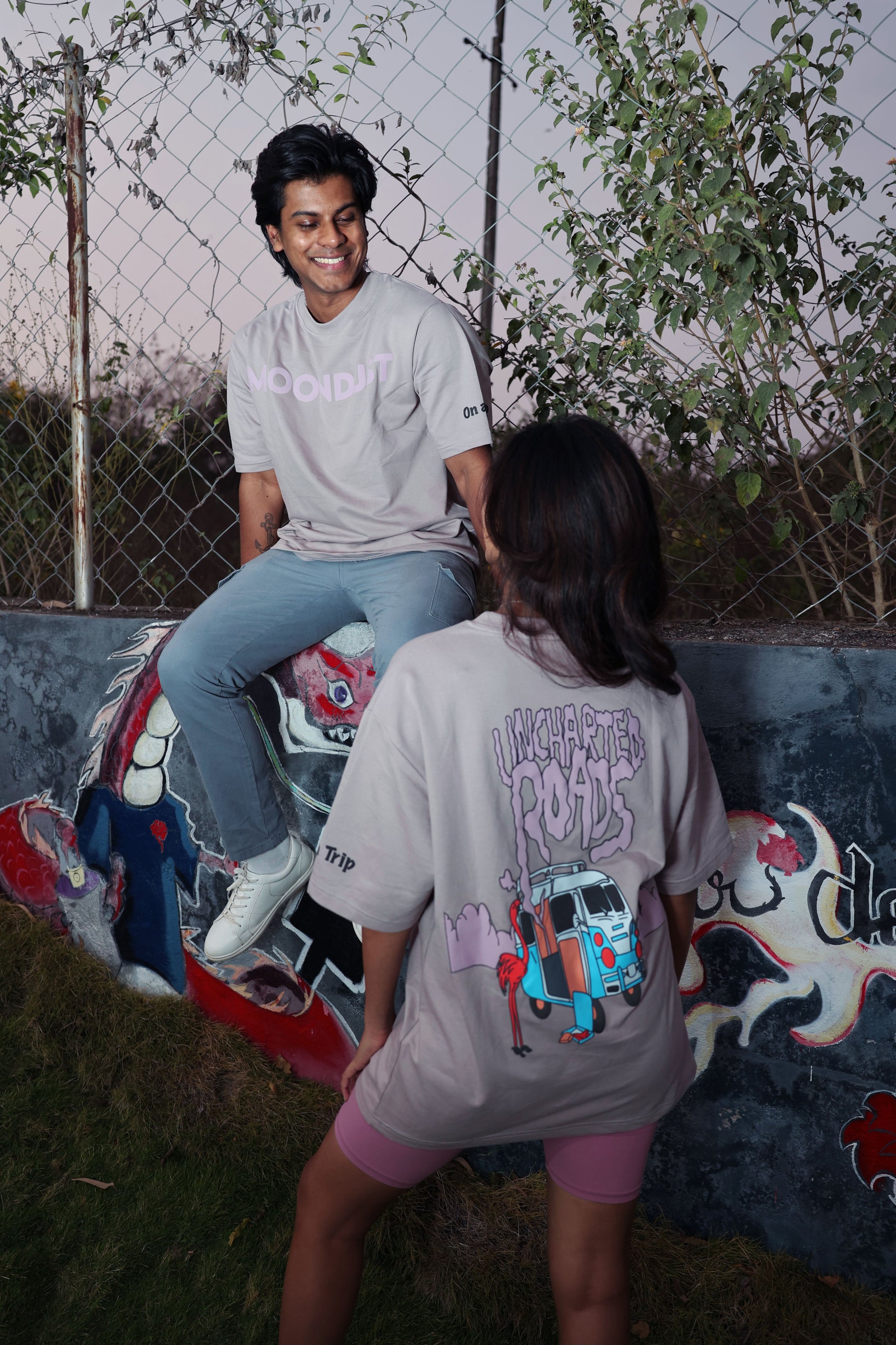 Uncharted Road T-shirt - Moondust