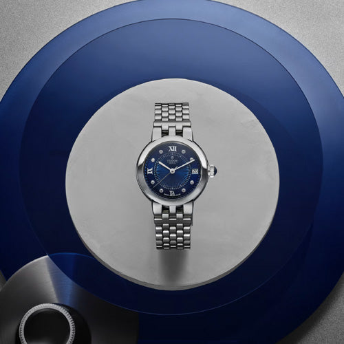 Tudor Clair De Rose Blue Dial Women 30mm M35500-0010