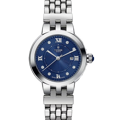 Tudor Clair De Rose Blue Dial Women 30mm M35500-0010