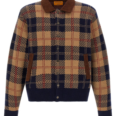 Guest In Residence Tartan Bomber Jacket
