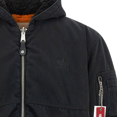 Alpha Industries X Purple Reversible Bomber Jacket