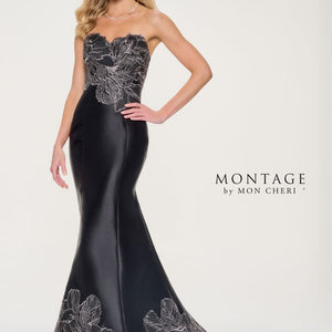 Montage M841 Long Mermaid Lace Formal Dress