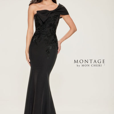 Montage M845 Fitted Long Mermaid Formal Dress
