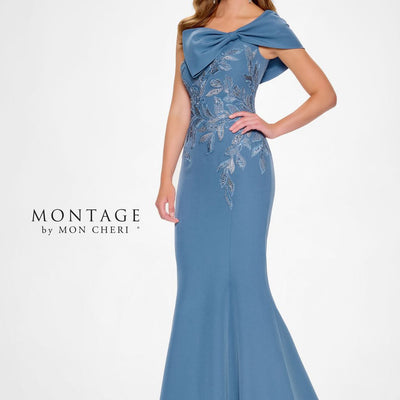 Montage M845 Fitted Long Mermaid Formal Dress
