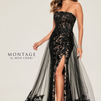 Montage M857 Sequin Long Glitter Mermaid Formal Dress