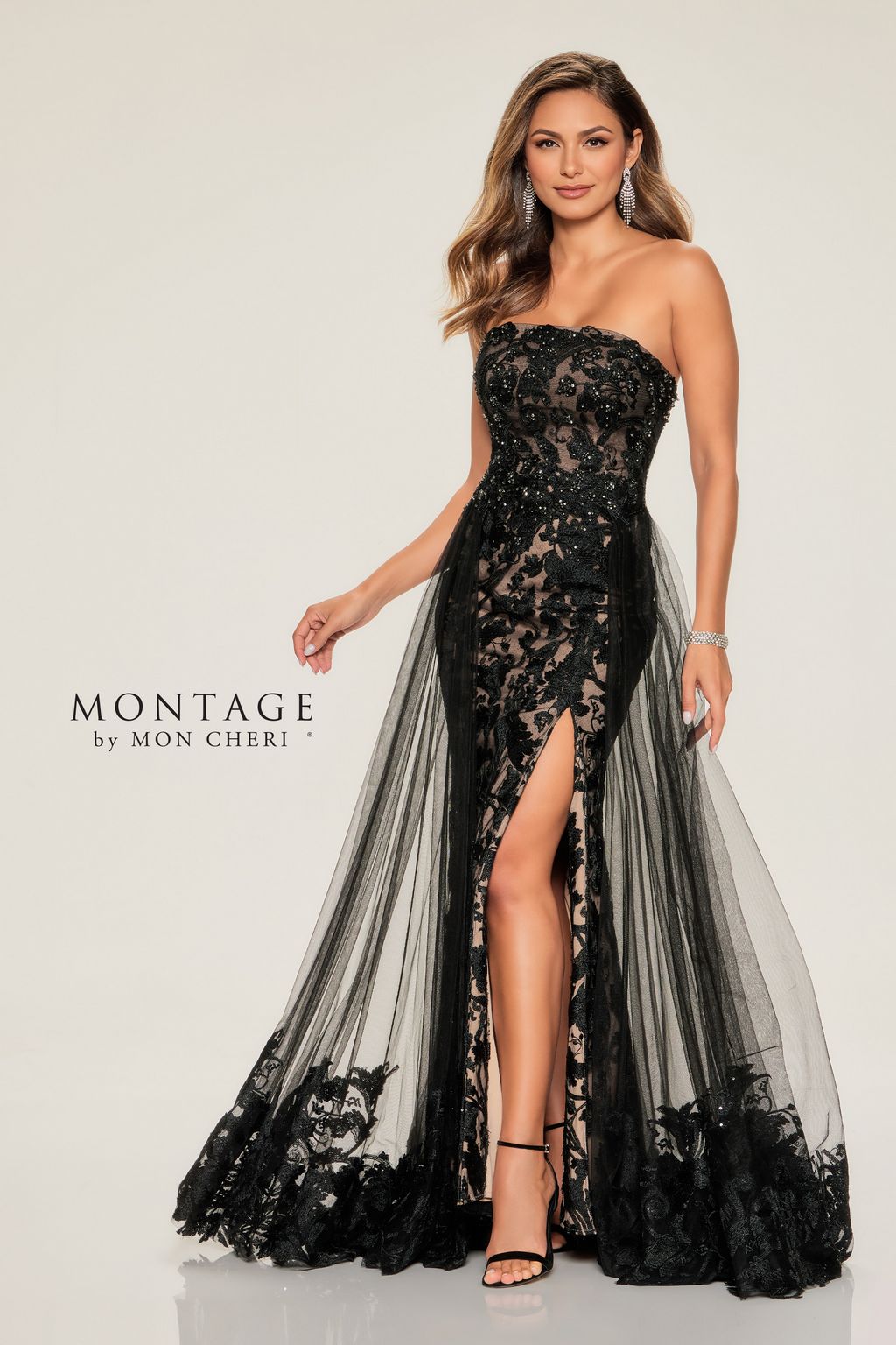 Montage M857 Sequin Long Glitter Mermaid Formal Dress