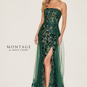 Montage M857 Sequin Long Glitter Mermaid Formal Dress