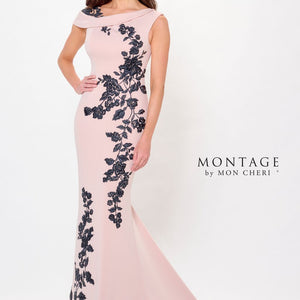 Montage M901 Long Mermaid Formal Beaded Evening Dress