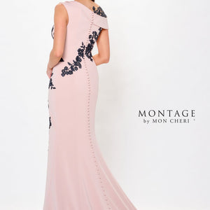 Montage M901 Long Mermaid Formal Beaded Evening Dress