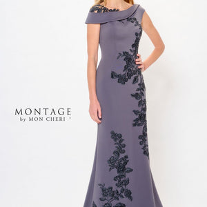 Montage M901 Long Mermaid Formal Beaded Evening Dress