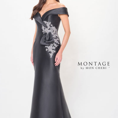 Montage M904 Beaded Formal Long Mermaid Evening Dress