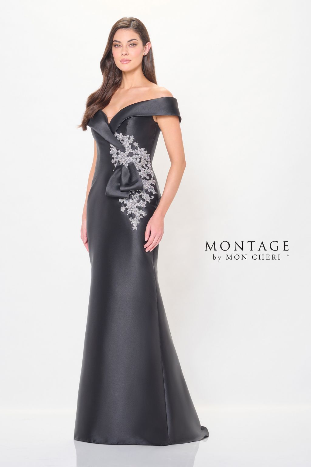 Montage M904 Beaded Formal Long Mermaid Evening Dress