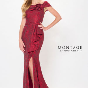 Montage M910 Lone Beaded Evening Formal Dress