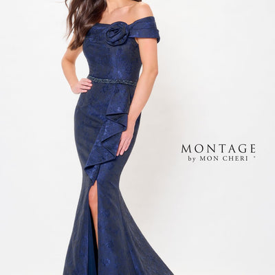 Montage M910 Lone Beaded Evening Formal Dress