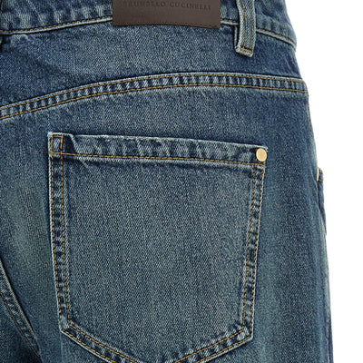 Brunello Cucinelli Stonewashed Denim Jeans