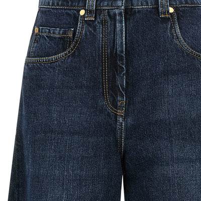 Brunello Cucinelli Wide Barrel Full Lenght Jeans