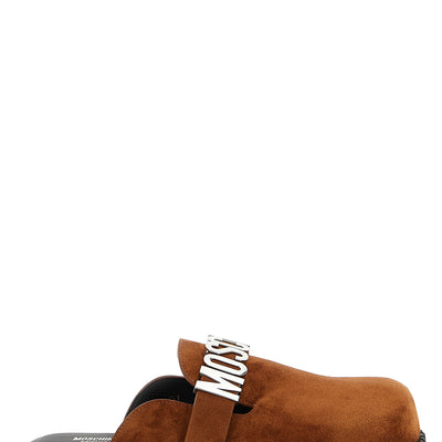 Moschino Suede Sabots