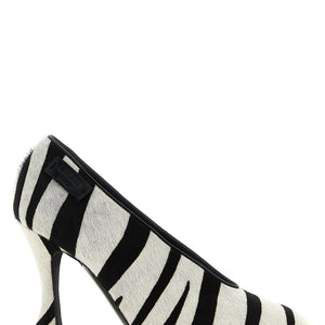 Moschino Zebra Pony Pumps