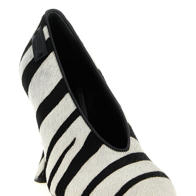 Moschino Zebra Pony Pumps