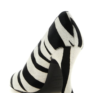 Moschino Zebra Pony Pumps