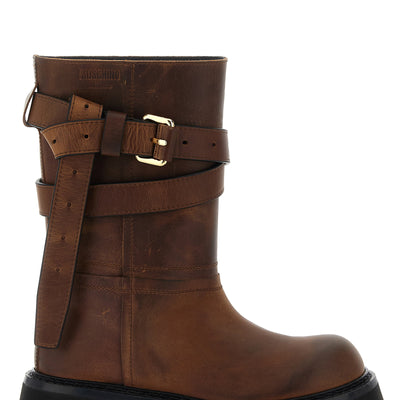 Moschino Brick Boots