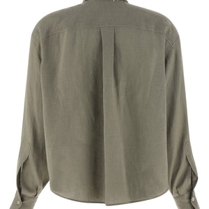 Brunello Cucinelli Sequin Collar Shirt