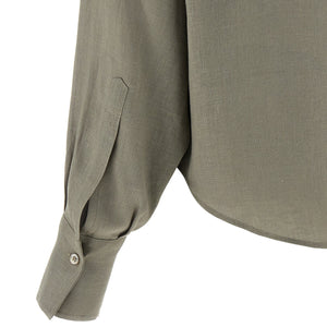 Brunello Cucinelli Sequin Collar Shirt