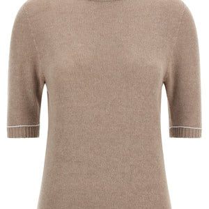 Fabiana Filippi Gauze Platinum Sweater