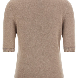 Fabiana Filippi Gauze Platinum Sweater