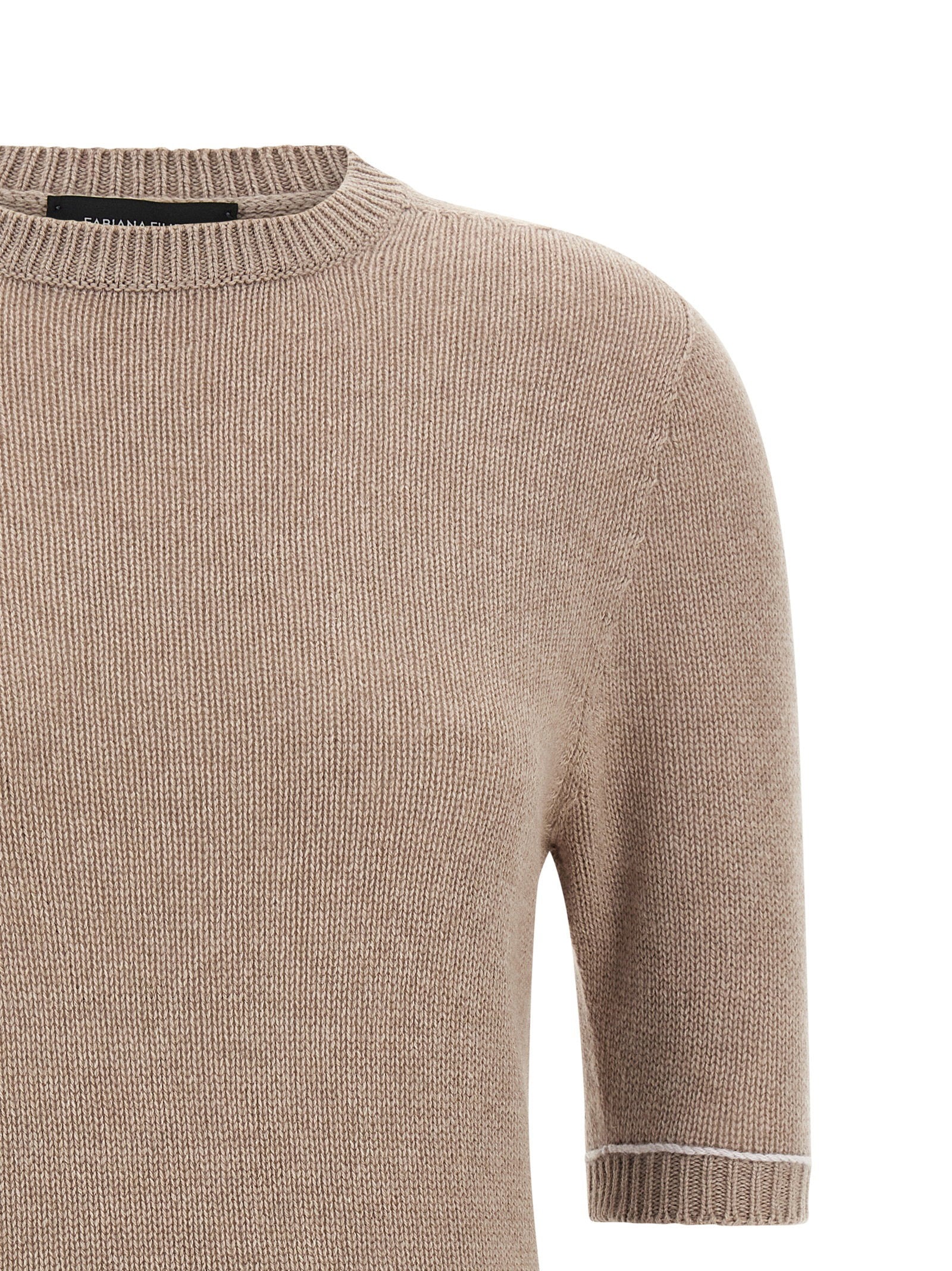 Fabiana Filippi Gauze Platinum Sweater