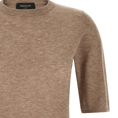 Fabiana Filippi Micro Sequin T-shirt