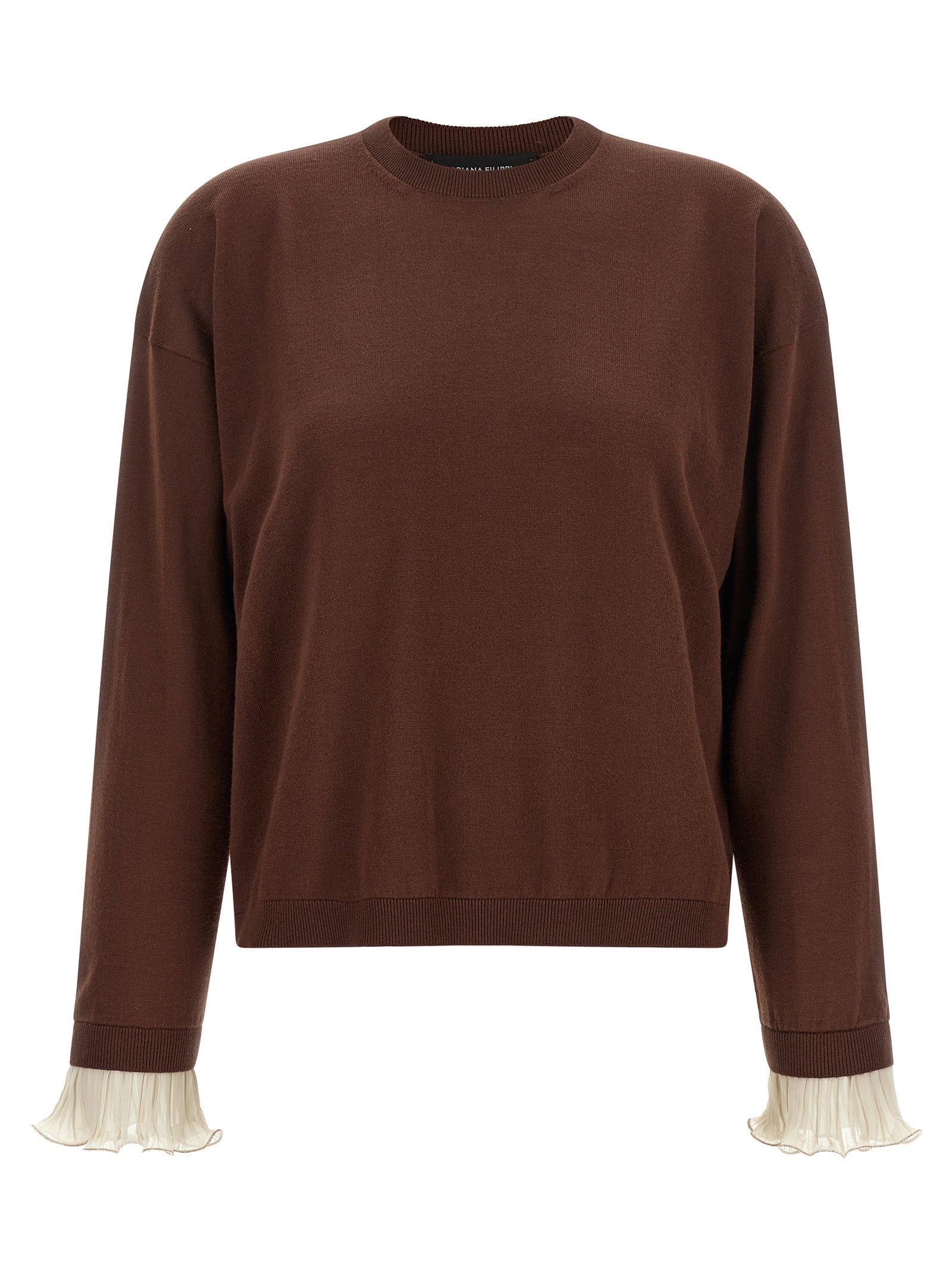 Fabiana Filippi Pleated Cuffs Sweater
