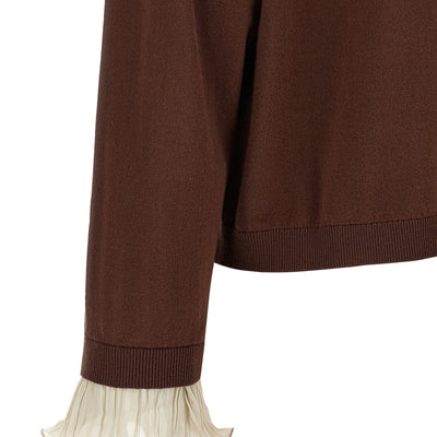 Fabiana Filippi Pleated Cuffs Sweater