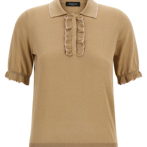 Fabiana Filippi Cotton Silk Polo Shirt