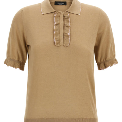 Fabiana Filippi Cotton Silk Polo Shirt