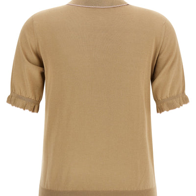 Fabiana Filippi Cotton Silk Polo Shirt